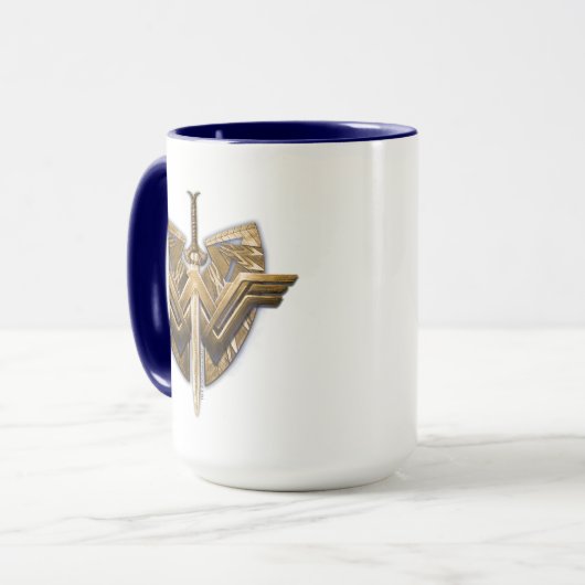Wonder Woman Symbol With Sword of Justice Tasse (Vorderseite Links)