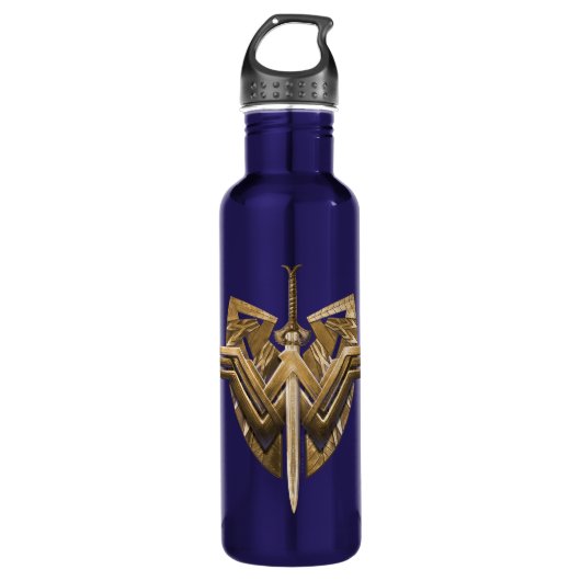 Wonder Woman Symbol With Sword of Justice Trinkflasche (Vorderseite)
