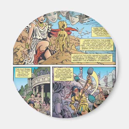 Wonder Woman Themyscira Magnet (Vorne)