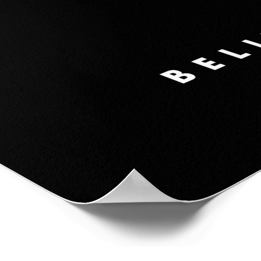 Wonder Woman "Think in Wonder" Collage Logo Poster (Ecke)