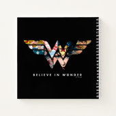 Wonder Woman "Think in Wonder" Collage Zeichnend Notizblock (Rückseite)