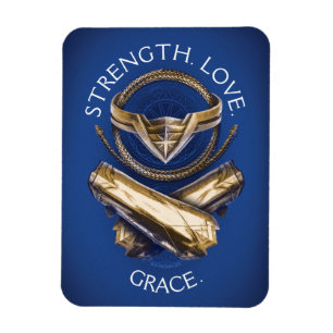 Wonder Woman Tiara, Lasso und Armbänder Magnet