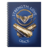 Wonder Woman Tiara, Lasso und Bracelets Notizblock (Vorderseite)