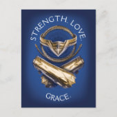 Wonder Woman Tiara, Lasso und Bracelets Postkarte (Vorderseite)