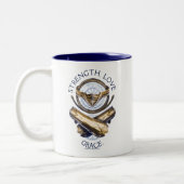 Wonder Woman Tiara, Lasso und Bracelets Zweifarbige Tasse (Links)