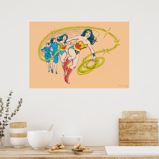 Wonder Woman Transform Poster (Küche)