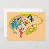 Wonder Woman Transform Postkarte (Vorne/Hinten)