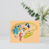 Wonder Woman Transform Postkarte (Stehend Vorderseite)