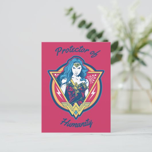 Wonder Woman Tri-Color Graphic Postkarte (Stehend Vorderseite)