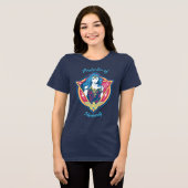 Wonder Woman Tri-Color Graphic Tri-Blend Shirt (Vorderseite voll)
