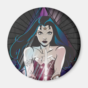 Wonder Woman Tribal Triangle Magnet
