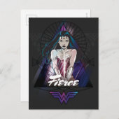 Wonder Woman Tribal Triangle Postkarte (Vorne/Hinten)