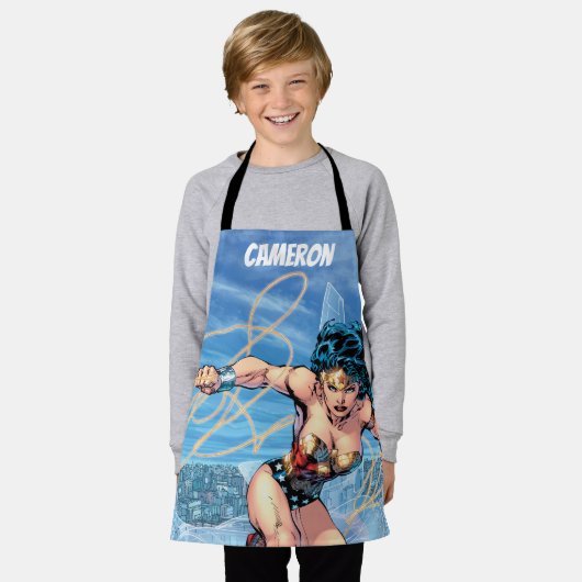 Wonder Woman Trinity Comic Cover #16 Schürze (Getragen)