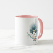 Wonder Woman und Blume Tasse (VorderseiteRechts)