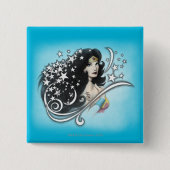 Wonder Woman und Stars Button (Vorderseite)