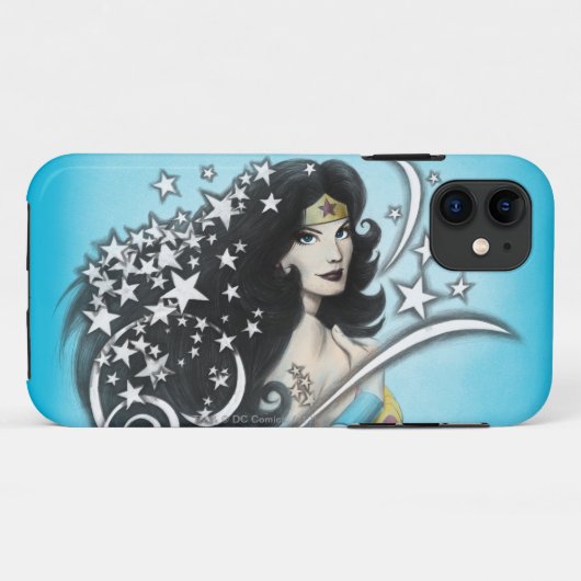 Wonder Woman und Stars Case-Mate iPhone Hülle (Rückseite (Horizontal))