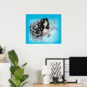 Wonder Woman und Stars Poster (Heimbüro)