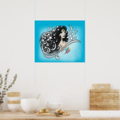 Wonder Woman und Stars Poster (Küche)