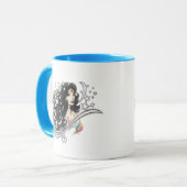 Wonder Woman und Stars Tasse (Vorderseite Links)