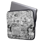 Wonder Woman Vintage Comic Muster Laptopschutzhülle (Vorderseite Links)
