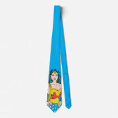 Wonder Woman | Vintage Pose mit Lasso Krawatte (Vorderseite)