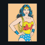 Wonder Woman | Vintage Pose mit Lasso Postkarte<br><div class="desc">Classic Wonder Woman</div>
