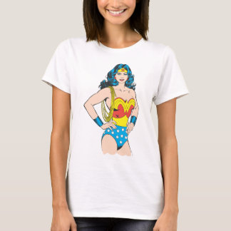 Wonder Woman | Vintage Pose mit Lasso T-Shirt