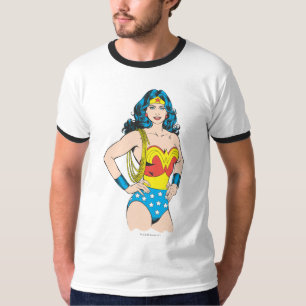 Wonder Woman  Vintage Pose mit Lasso T-Shirt