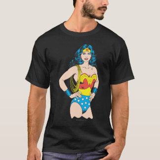 Wonder Woman | Vintage Pose mit Lasso T-Shirt