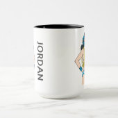 Wonder Woman | VINTAGE POSE | Name hinzufügen Tasse (Zentrum)