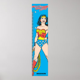 Wonder Woman | Wachstumstabelle Poster