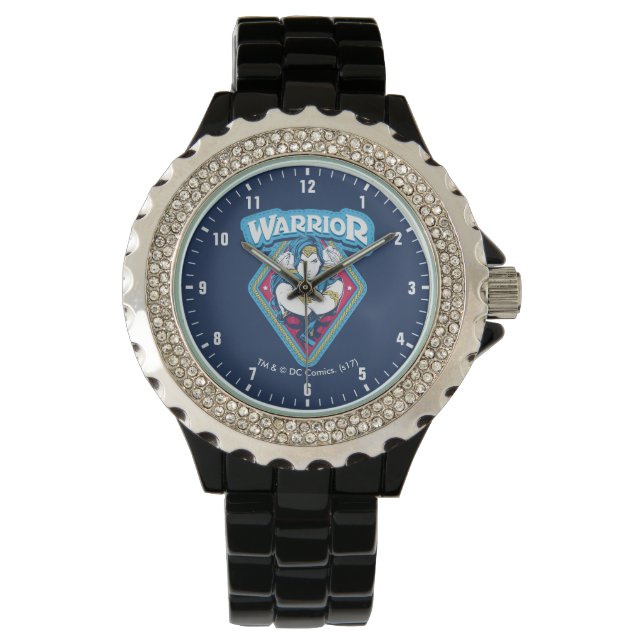 Wonder Woman Warrior Graphic Armbanduhr (Vorderseite)