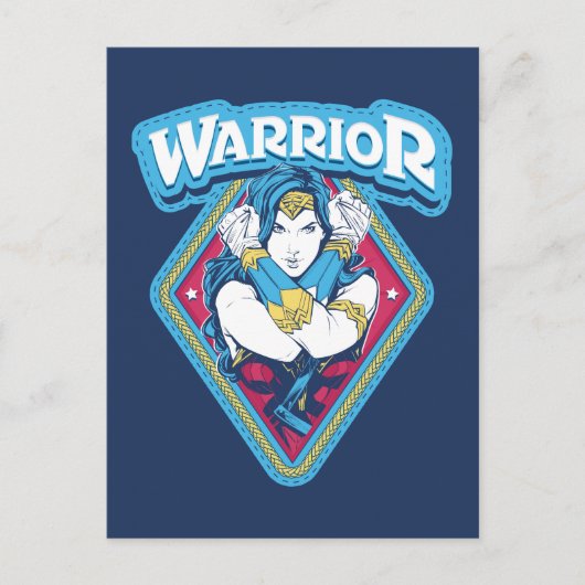 Wonder Woman Warrior Graphic Postkarte (Vorderseite)