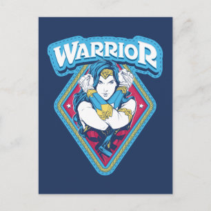 Wonder Woman Warrior Graphic Postkarte