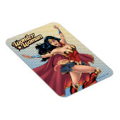 Wonder Woman Wearing Cape Magnet (Rechte Seite)