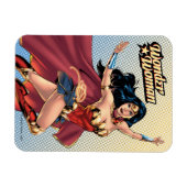 Wonder Woman Wearing Cape Magnet (Horizontal)