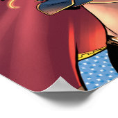 Wonder Woman Wearing Cape Poster (Ecke)