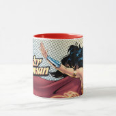 Wonder Woman Wearing Cape Tasse (Zentrum)