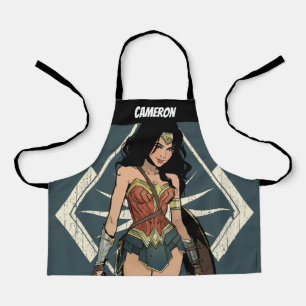 Wonder Woman With Sword Comic Art Schürze