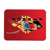 Wonder Woman with Sword - Fierce Magnet (Horizontal)