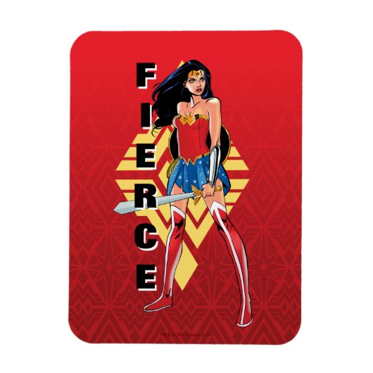 Wonder Woman with Sword - Fierce Magnet (Vertikal)