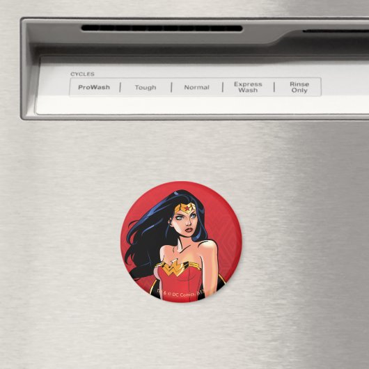 Wonder Woman with Sword - Fierce Magnet (In Situ (Geschirrspüler))