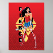 Wonder Woman with Sword - Fierce Poster (Vorne)