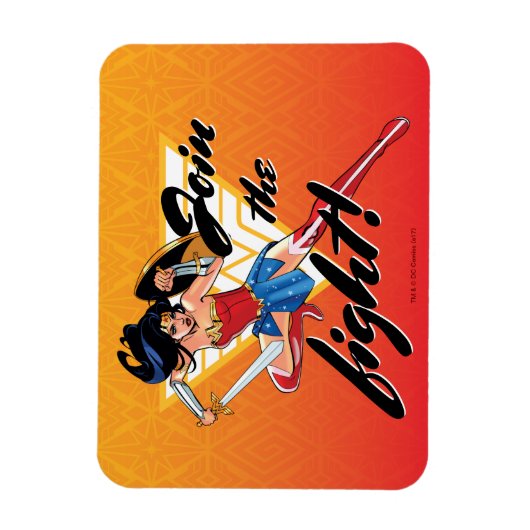 Wonder Woman with Sword - Join the Fight Magnet (Vertikal)