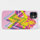 Wonder Woman Yellow Pink Comic Art Logo Case-Mate iPhone Hülle (Rückseite (Horizontal))