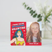 Wonder Woman | Zum Valentinstag Postkarte (Stehend Vorderseite)