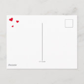 Wonder Woman | Zum Valentinstag Postkarte (Rückseite)