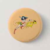 Wonder WomanThrows Crown Button (Vorderseite)