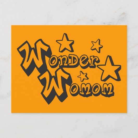 Wonder Womom Postkarte (Vorderseite)