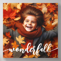 Wonderfall Herbst Herbstlaub Benutzerdefiniertes F